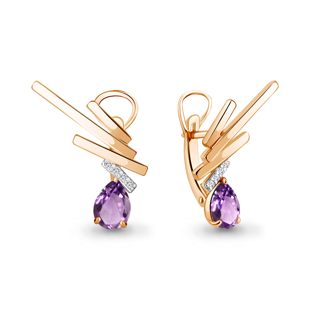 Серьги из серебра с аметистом\фианитом Aquamarine Aquamarine 4768804А_925_з, 4768804А_925_з
Серьги из серебра с аметистом\фианитом Aquamarine Aquamarine 4768804А_925_з, 4768804А_925_з
