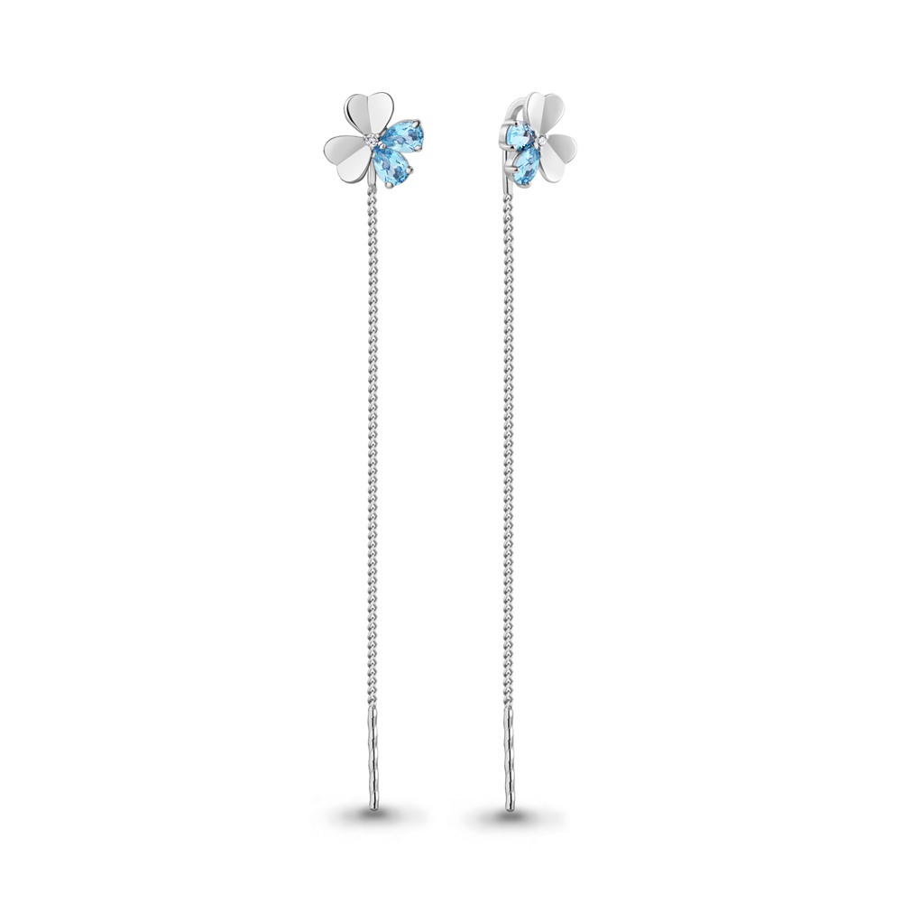 Серьги из серебра с топазом\фианитом Aquamarine Aquamarine 4767705А_925_р, 4767705А_925_р
Серьги из серебра с топазом\фианитом Aquamarine Aquamarine 4767705А_925_р, 4767705А_925_р