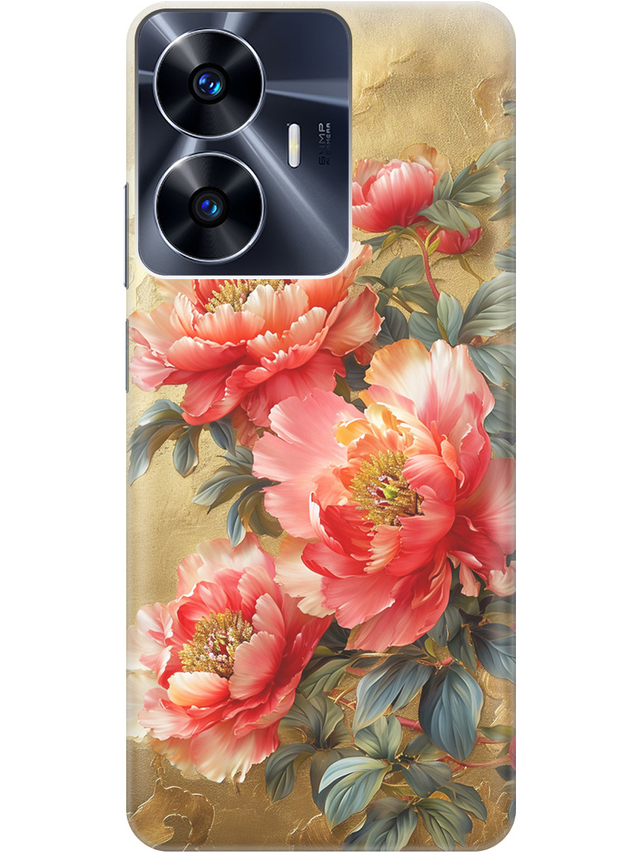 Силиконовый чехол на Realme C55 с принтом "Винтажные пионы", Прозрачный;зеленый;золотистый;красный, 768742723
Силиконовый чехол на Realme C55 с принтом "Винтажные пионы", Прозрачный;зеленый;золотистый;красный, 768742723