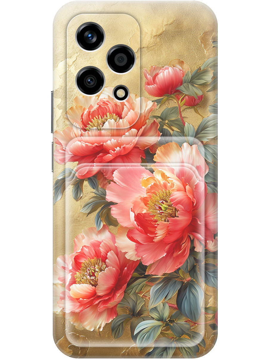 Силиконовый чехол на Honor 200 lite с принтом "Винтажные пионы" с карманом для карты, Прозрачный;зеленый;золотистый;красный, 783979023
Силиконовый чехол на Honor 200 lite с принтом "Винтажные пионы" с карманом для карты, Прозрачный;зеленый;золотистый;красный, 783979023