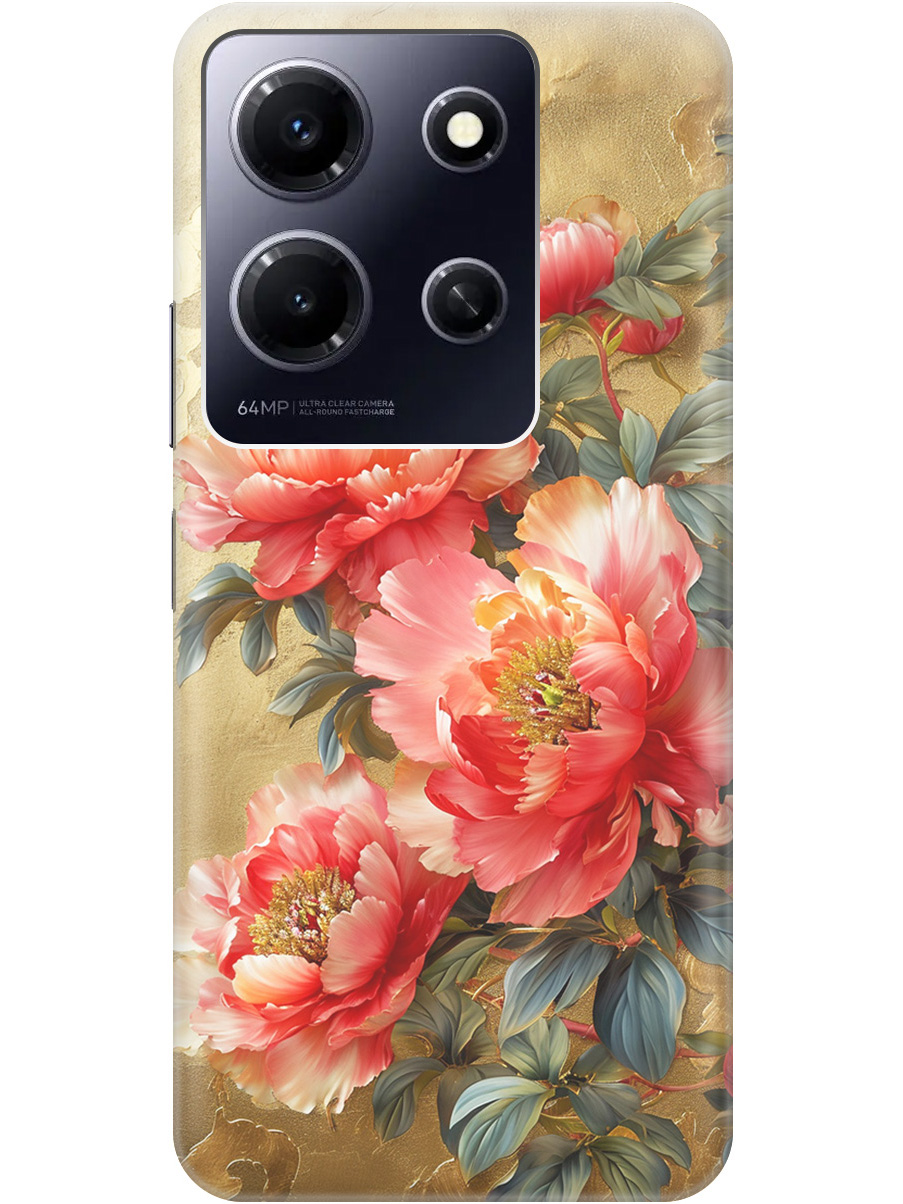 Силиконовый чехол на Infinix Note 30i с принтом "Винтажные пионы", Прозрачный;зеленый;золотистый;красный, 772564223
Силиконовый чехол на Infinix Note 30i с принтом "Винтажные пионы", Прозрачный;зеленый;золотистый;красный, 772564223
