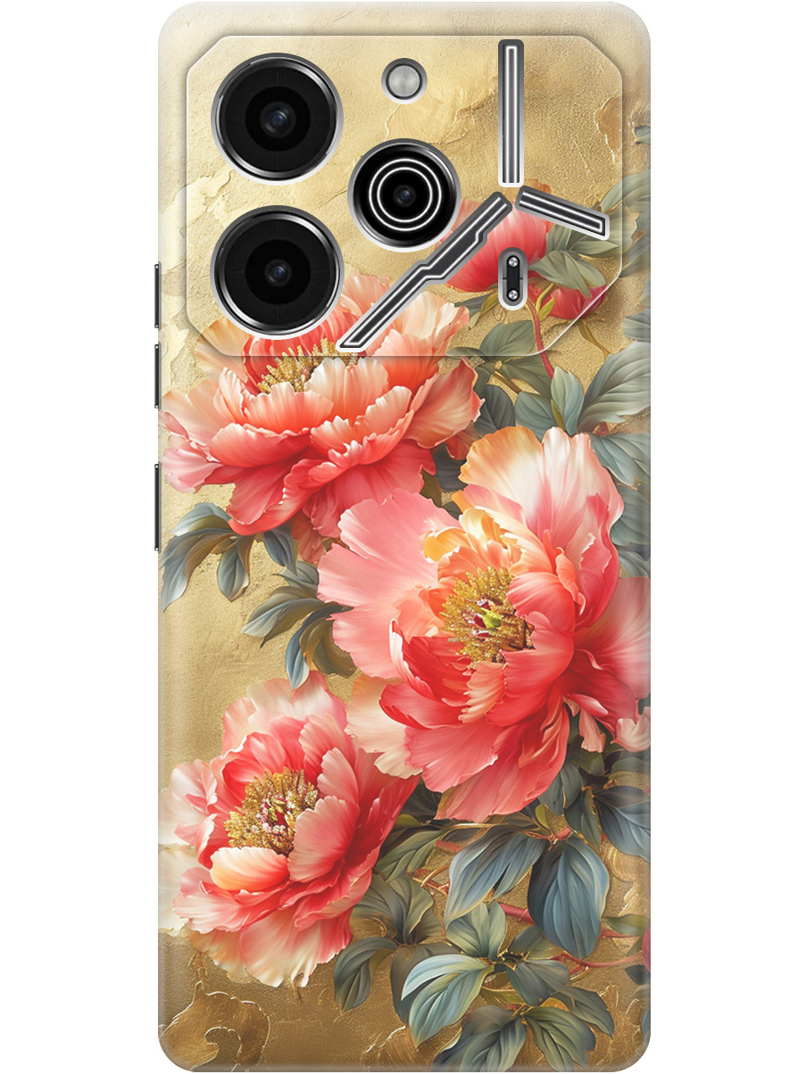 Силиконовый чехол на Tecno Pova 6 Pro с принтом "Винтажные пионы", Прозрачный;зеленый;золотистый;красный, 781971023
Силиконовый чехол на Tecno Pova 6 Pro с принтом "Винтажные пионы", Прозрачный;зеленый;золотистый;красный, 781971023