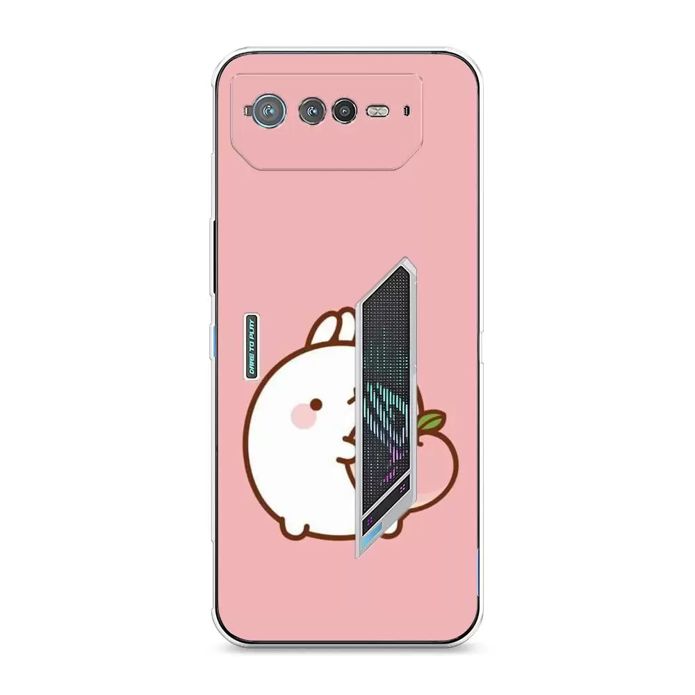 Силиконовый чехол Awog "Кролик с персиком" для Asus ROG Phone 6, Розовый;прозрачный, 44650-1
Силиконовый чехол Awog "Кролик с персиком" для Asus ROG Phone 6, Розовый;прозрачный, 44650-1
