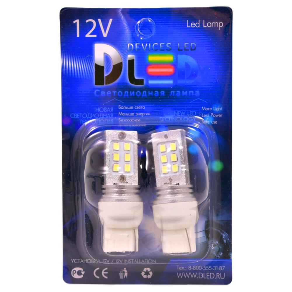 Светодиодная автомобильная лампа W21W - T20 - 7440 - 12 SMD 2323 (Комплект 2 лампы.), W21W - T20 - 7440 - 12 SMD 2323
Светодиодная автомобильная лампа W21W - T20 - 7440 - 12 SMD 2323 (Комплект 2 лампы.), W21W - T20 - 7440 - 12 SMD 2323