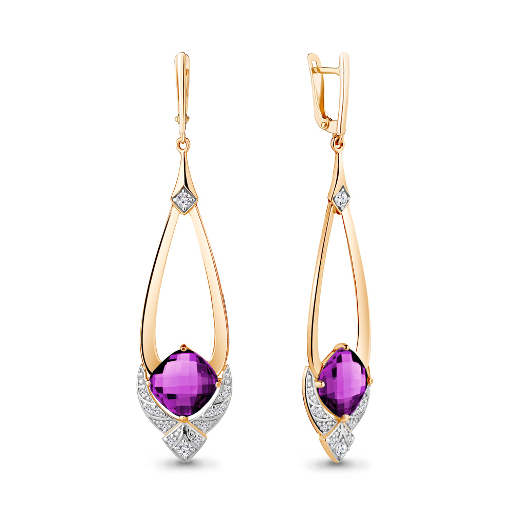 Серьги из серебра с аметистом искусственным\фианитом Aquamarine Aquamarine 4760084А_925_з, 4760084А_925_з
Серьги из серебра с аметистом искусственным\фианитом Aquamarine Aquamarine 4760084А_925_з, 4760084А_925_з