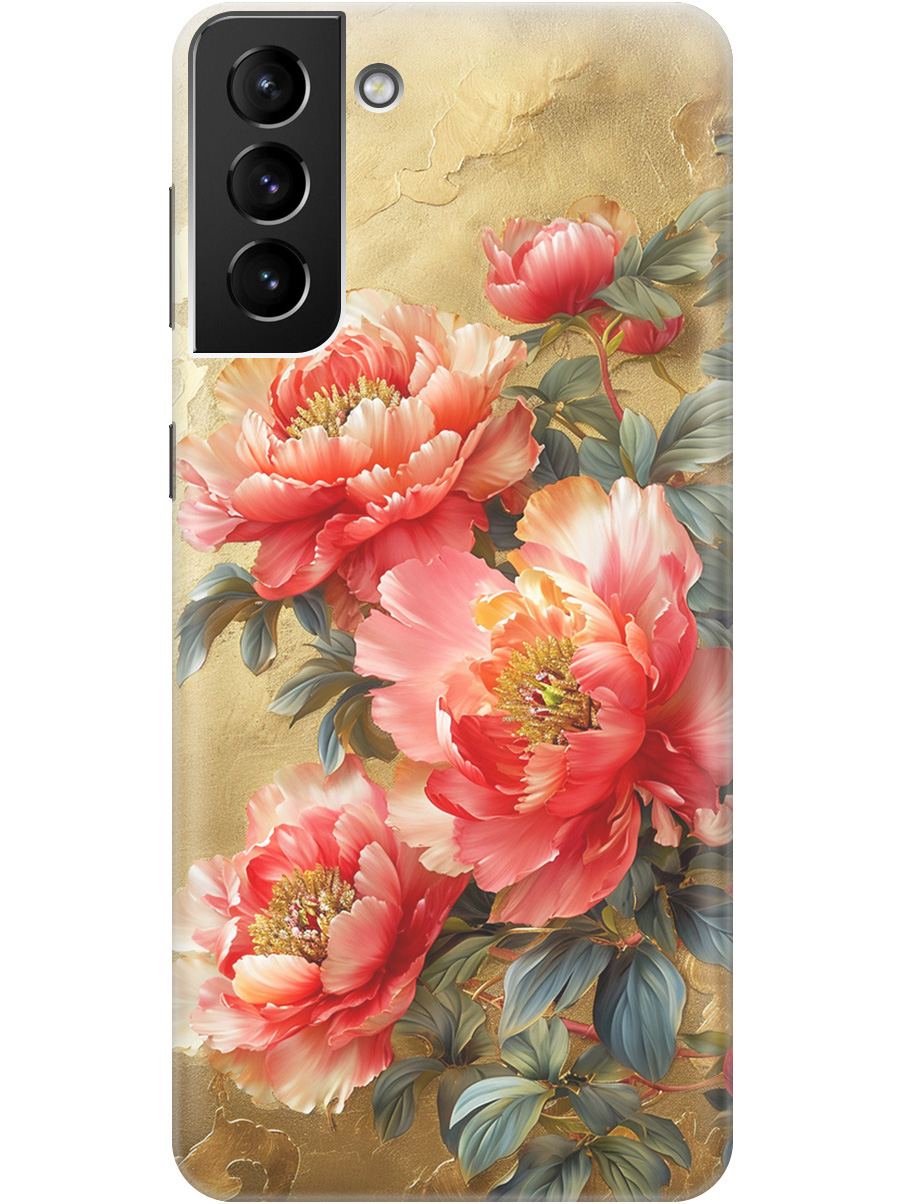Силиконовый чехол на Samsung Galaxy S21+ с принтом "Винтажные пионы", Прозрачный;зеленый;золотистый;красный, 724127523
Силиконовый чехол на Samsung Galaxy S21+ с принтом "Винтажные пионы", Прозрачный;зеленый;золотистый;красный, 724127523