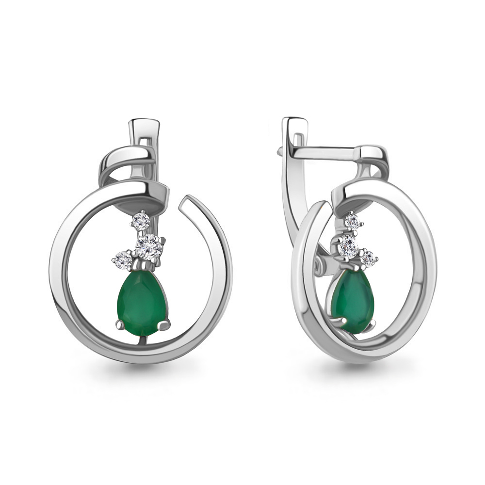 Серьги из серебра с агатом\фианитом Aquamarine Aquamarine 4758509А_925_р, 4758509А_925_р
Серьги из серебра с агатом\фианитом Aquamarine Aquamarine 4758509А_925_р, 4758509А_925_р