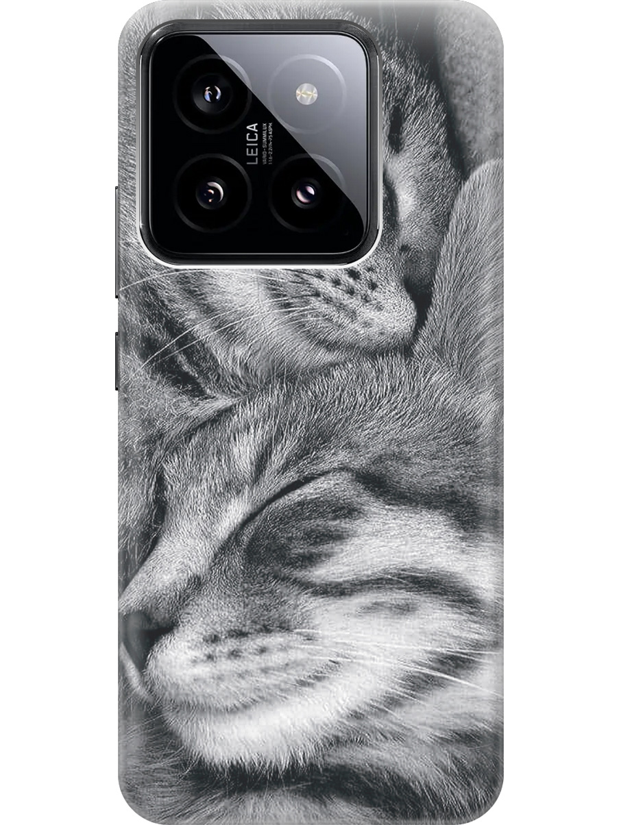 Силиконовый чехол на Xiaomi 14 с рисунком "Милующиеся котики", Белый;серый;черный, 20012082
Силиконовый чехол на Xiaomi 14 с рисунком "Милующиеся котики", Белый;серый;черный, 20012082