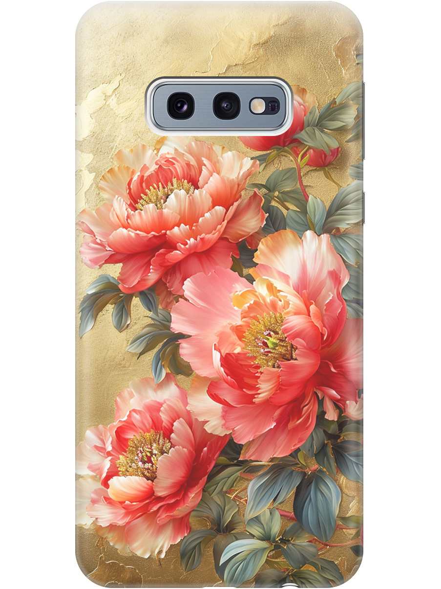 Силиконовый чехол на Samsung Galaxy S10e с принтом "Винтажные пионы", Прозрачный;зеленый;золотистый;красный, 720461223
Силиконовый чехол на Samsung Galaxy S10e с принтом "Винтажные пионы", Прозрачный;зеленый;золотистый;красный, 720461223