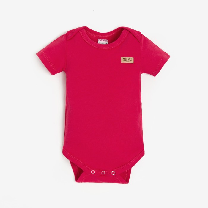 Боди детское MINAKU, цвет фуксия, рост 80-86 см, Розовый, MINAKU: Basic Line BABY
Боди детское MINAKU, цвет фуксия, рост 80-86 см, Розовый, MINAKU: Basic Line BABY