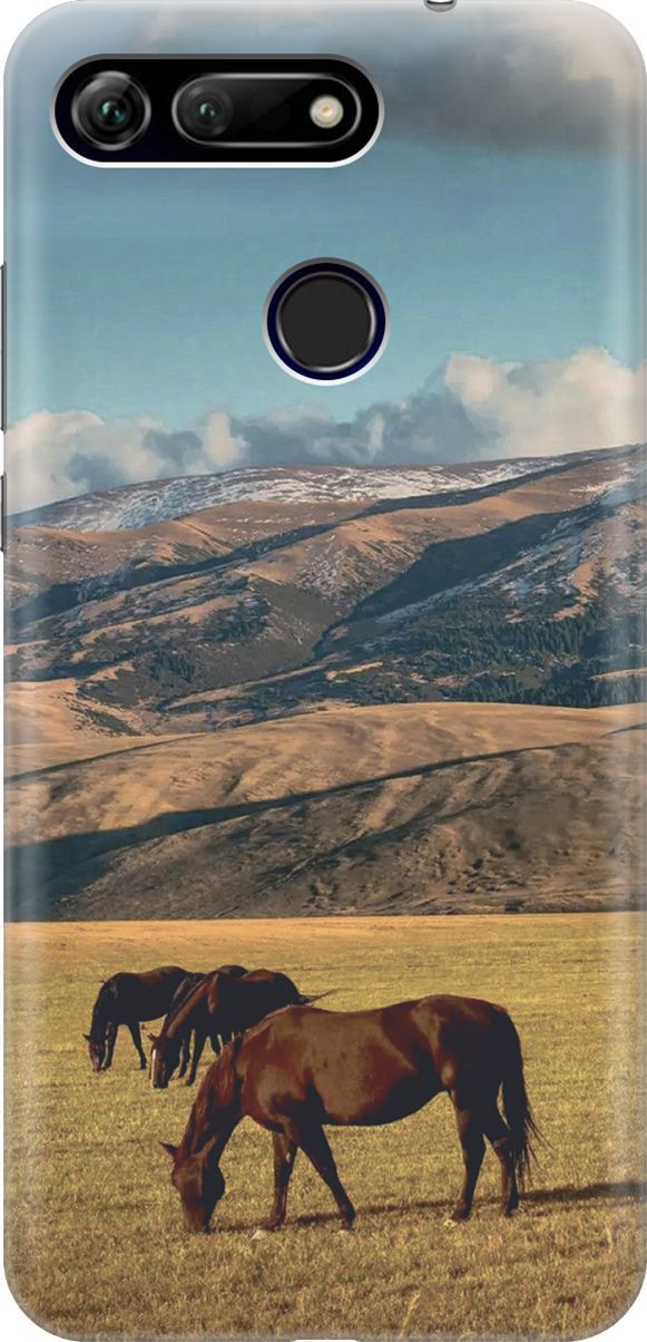 Силиконовый чехол на Honor View 20 (V20) с принтом "Пастбище", Бежевый;коричневый, 6448 
Силиконовый чехол на Honor View 20 (V20) с принтом "Пастбище", Бежевый;коричневый, 6448