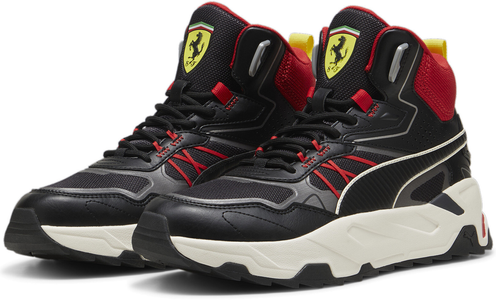 Кроссовки унисекс PUMA Ferrari Trinity Mid WTR черные 7 UK, Черный, Ferrari Trinity Mid WTR
Кроссовки унисекс PUMA Ferrari Trinity Mid WTR черные 7 UK, Черный, Ferrari Trinity Mid WTR