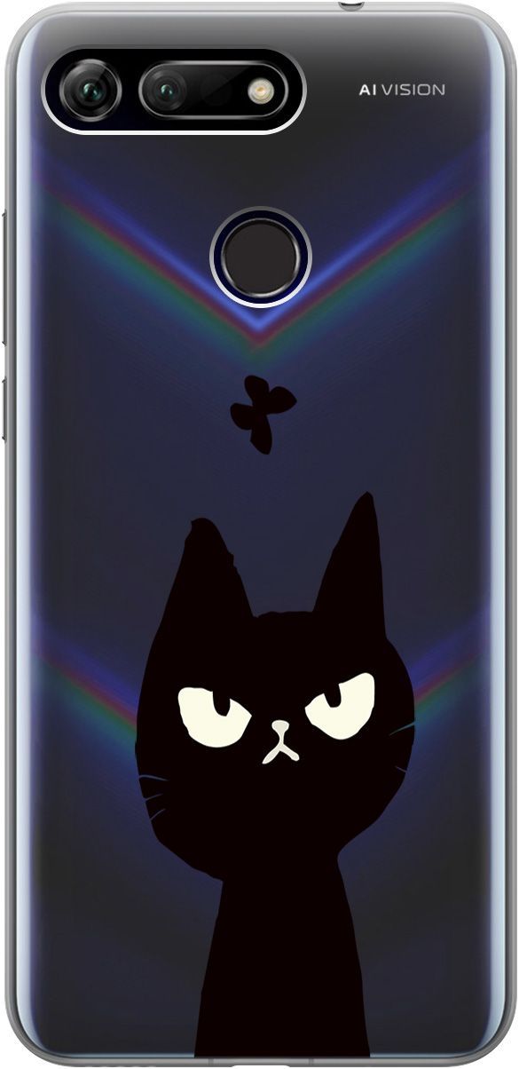 Чехол на Honor View 20 (V20) с принтом "Disgruntled Cat" прозрачный, Прозрачный;черный, 5234
Чехол на Honor View 20 (V20) с принтом "Disgruntled Cat" прозрачный, Прозрачный;черный, 5234
