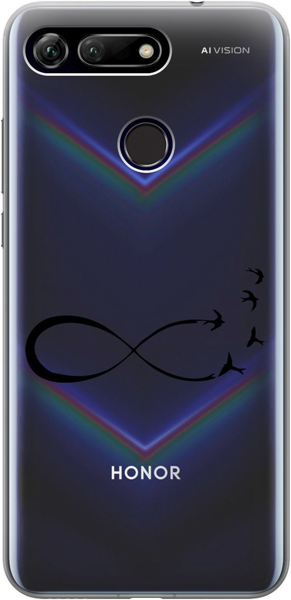 Силиконовый чехол на Honor View 20 (V20) с 3D принтом "Infinity" прозрачный, Прозрачный;черный, 5234
Силиконовый чехол на Honor View 20 (V20) с 3D принтом "Infinity" прозрачный, Прозрачный;черный, 5234