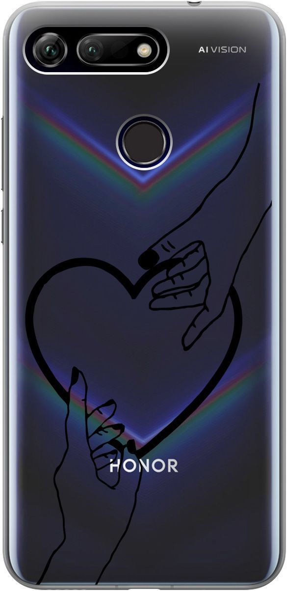 Силиконовый чехол на Honor View 20 (V20) с 3D принтом "Hands" прозрачный, Прозрачный;черный, 5234
Силиконовый чехол на Honor View 20 (V20) с 3D принтом "Hands" прозрачный, Прозрачный;черный, 5234