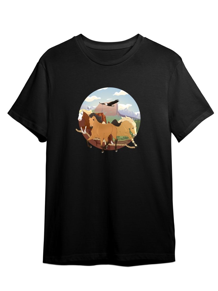 Футболка унисекс СувенирShop Спирит/Душа прерий/Мультфильм 9 черная 2XL, Черный, "Спирит/Душа прерий/Мультфильм" 9
Футболка унисекс СувенирShop Спирит/Душа прерий/Мультфильм 9 черная 2XL, Черный, "Спирит/Душа прерий/Мультфильм" 9