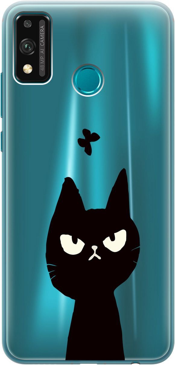 Силиконовый чехол на Honor 9X Lite с принтом "Disgruntled Cat" прозрачный, Прозрачный;черный, 5231
Силиконовый чехол на Honor 9X Lite с принтом "Disgruntled Cat" прозрачный, Прозрачный;черный, 5231
