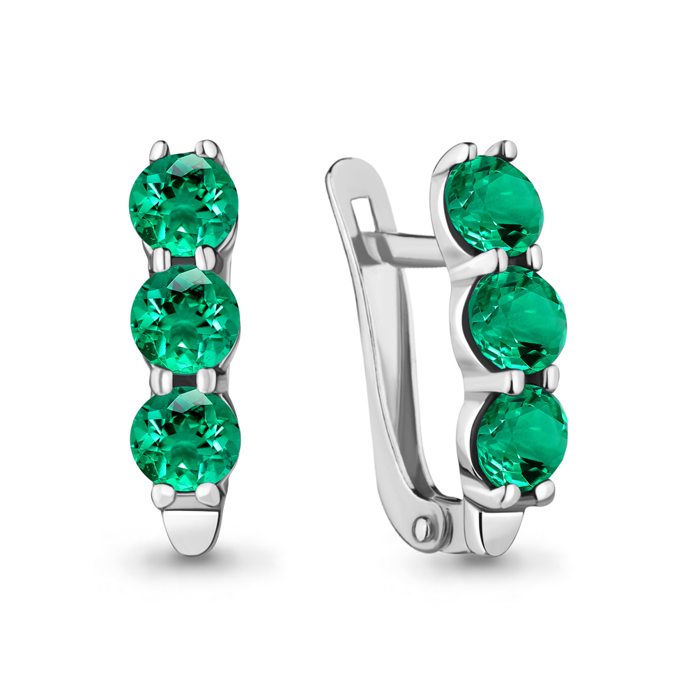 Серьги из серебра с изумрудом искусственным Aquamarine Aquamarine 47455П_925_р, 47455П_925_р
Серьги из серебра с изумрудом искусственным Aquamarine Aquamarine 47455П_925_р, 47455П_925_р