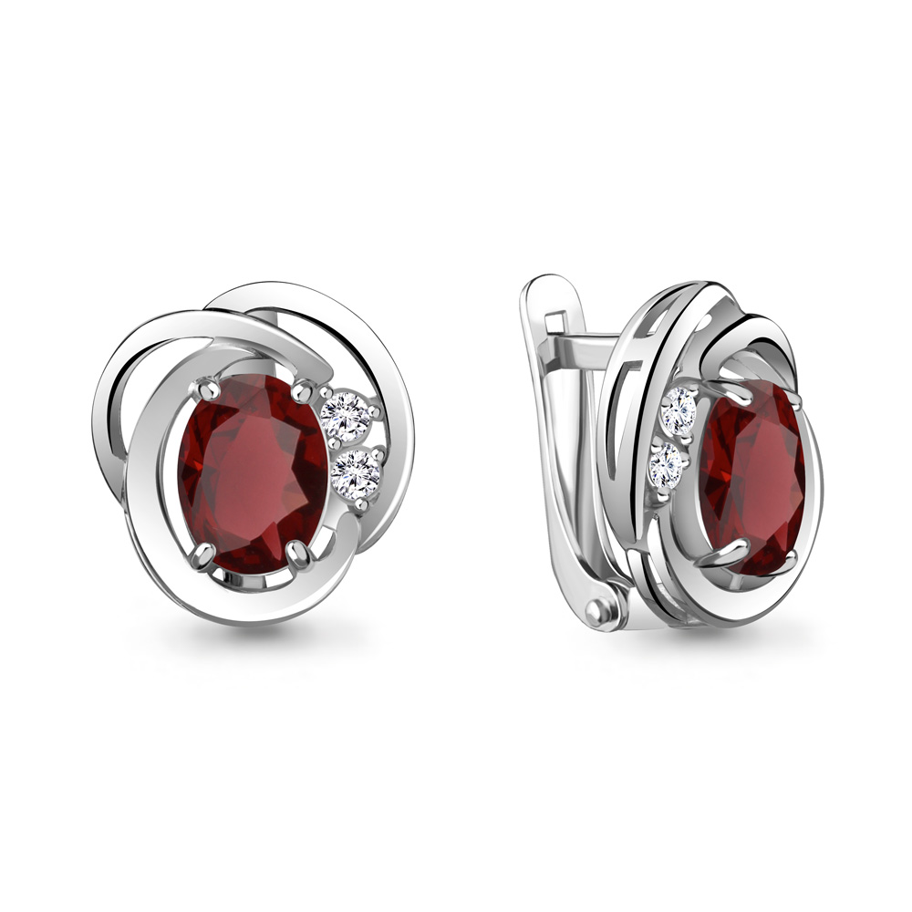 Серьги из серебра с гранатом Aquamarine Aquamarine 4741303А_925_р, 4741303А_925_р
Серьги из серебра с гранатом Aquamarine Aquamarine 4741303А_925_р, 4741303А_925_р