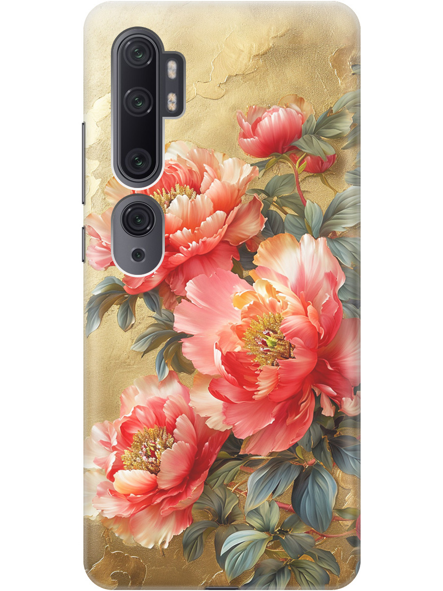 Силиконовый чехол на Xiaomi Mi Note 10 / Note 10 Pro с принтом "Винтажные пионы", Прозрачный;зеленый;золотистый;красный, 722362023
Силиконовый чехол на Xiaomi Mi Note 10 / Note 10 Pro с принтом "Винтажные пионы", Прозрачный;зеленый;золотистый;красный, 722362023