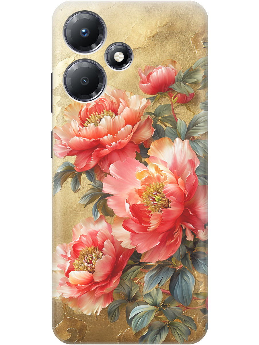 Силиконовый чехол на Infinix Hot 30 Play с принтом "Винтажные пионы", Прозрачный;зеленый;золотистый;красный, 773941023
Силиконовый чехол на Infinix Hot 30 Play с принтом "Винтажные пионы", Прозрачный;зеленый;золотистый;красный, 773941023