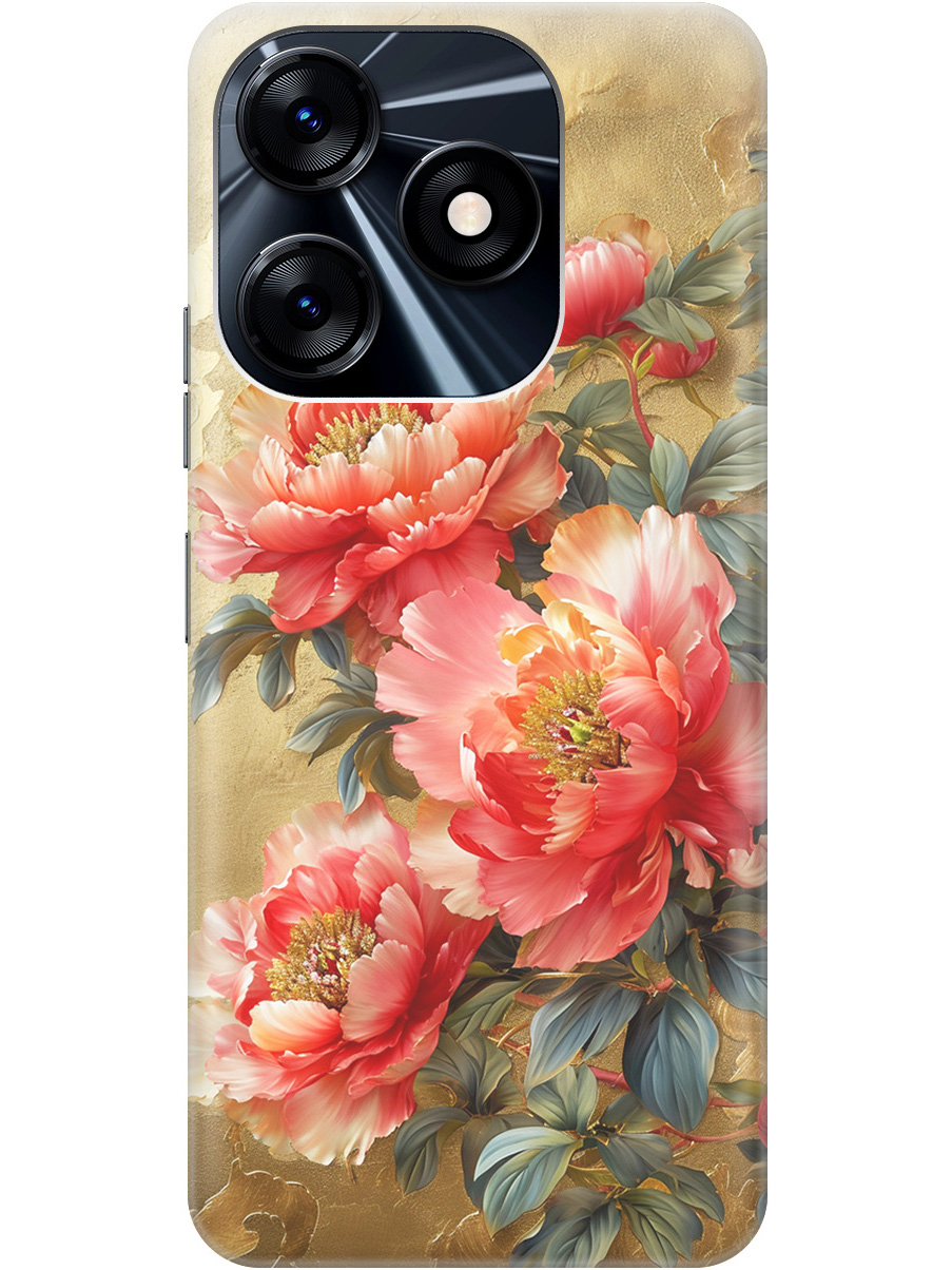 Силиконовый чехол на Tecno Spark 10 / 10C с принтом "Винтажные пионы", Прозрачный;зеленый;золотистый;красный, 769297823
Силиконовый чехол на Tecno Spark 10 / 10C с принтом "Винтажные пионы", Прозрачный;зеленый;золотистый;красный, 769297823