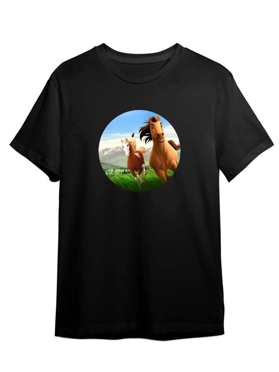 Футболка унисекс СувенирShop Спирит/Душа прерий/Мультфильм 4 черная 5XL, Черный, "Спирит/Душа прерий/Мультфильм" 4 
Футболка унисекс СувенирShop Спирит/Душа прерий/Мультфильм 4 черная 5XL, Черный, "Спирит/Душа прерий/Мультфильм" 4