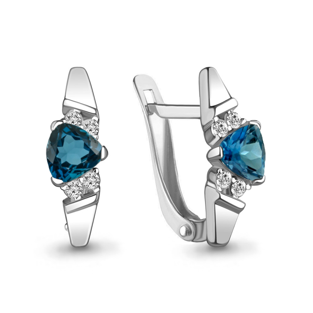 Серьги из серебра с топазом\фианитом Aquamarine Aquamarine 4737808А_925_р, 4737808А_925_р
Серьги из серебра с топазом\фианитом Aquamarine Aquamarine 4737808А_925_р, 4737808А_925_р