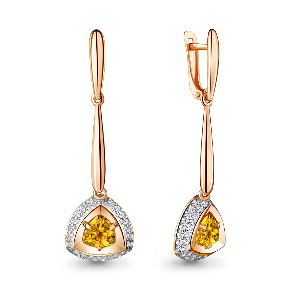 Серьги из серебра с цитрином\фианитом Aquamarine Aquamarine 4720406А_925_з, 4720406А_925_з
Серьги из серебра с цитрином\фианитом Aquamarine Aquamarine 4720406А_925_з, 4720406А_925_з