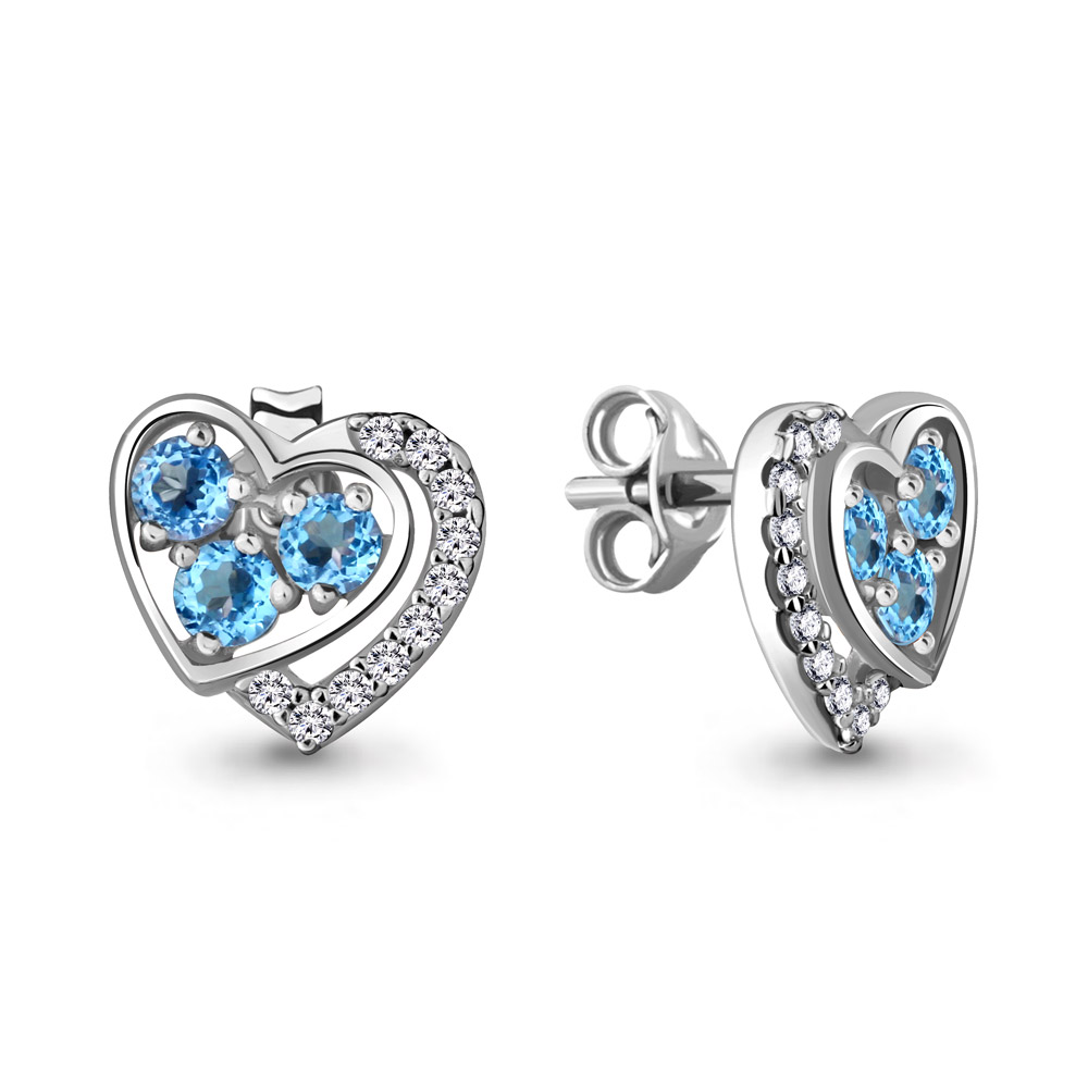 Серьги из серебра с топазом\фианитом Aquamarine Aquamarine 4717505А_925_р, 4717505А_925_р
Серьги из серебра с топазом\фианитом Aquamarine Aquamarine 4717505А_925_р, 4717505А_925_р