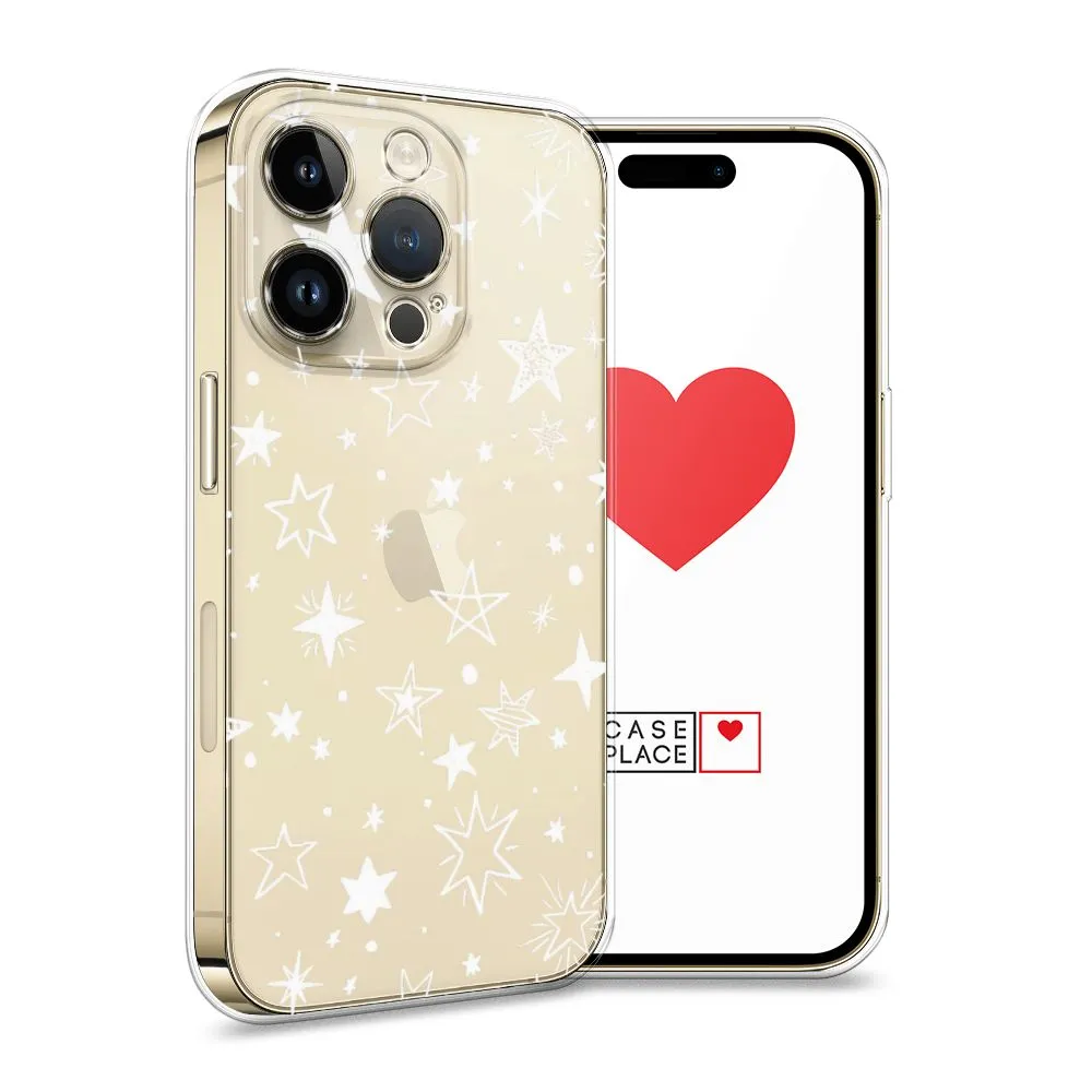 Силиконовый чехол Awog "Звездочки графика белая" для Apple iPhone 14 Pro, Прозрачный, 15250-7
Силиконовый чехол Awog "Звездочки графика белая" для Apple iPhone 14 Pro, Прозрачный, 15250-7