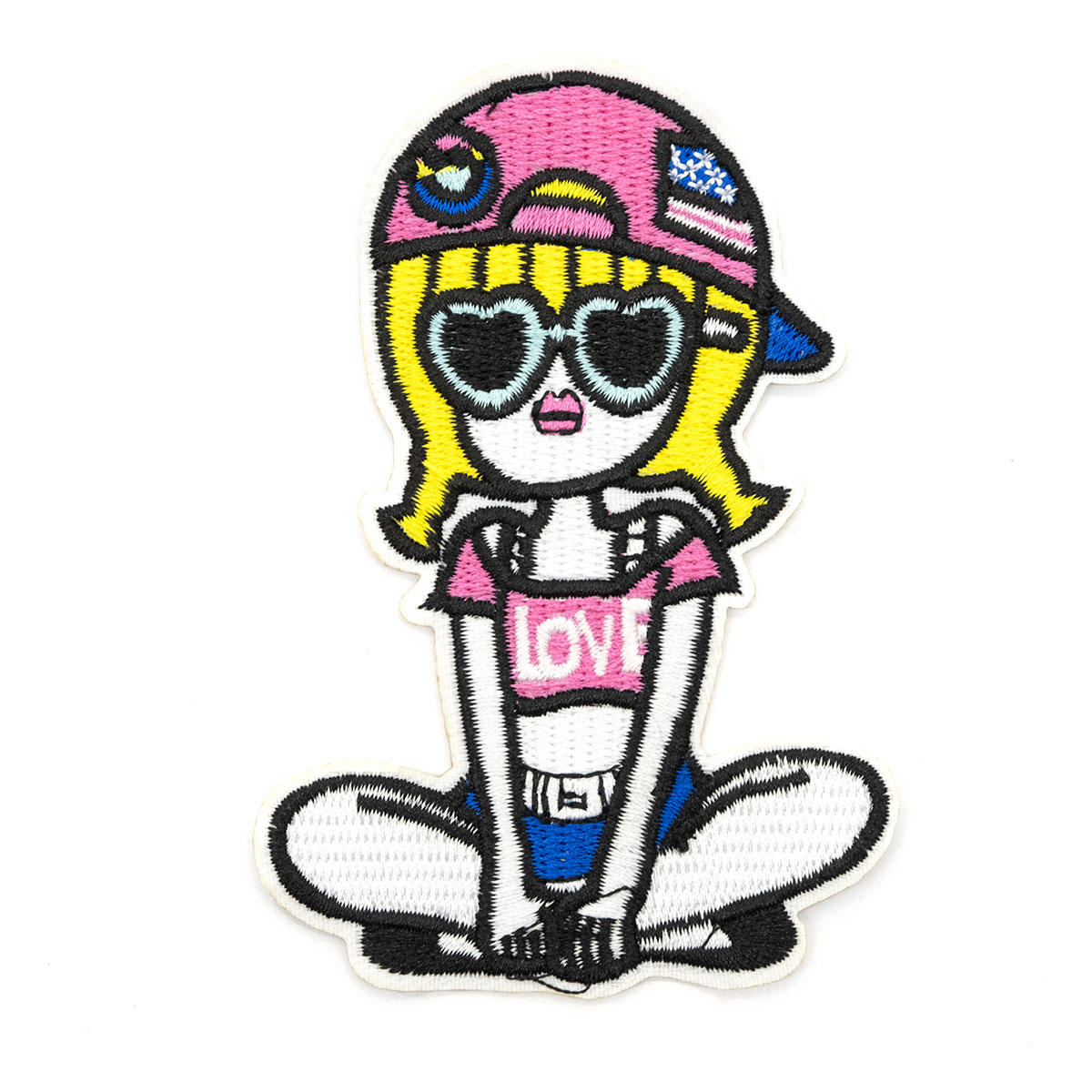 фото Термоаппликация 'девочка в кепке', 10,3*7см, hobby&pro