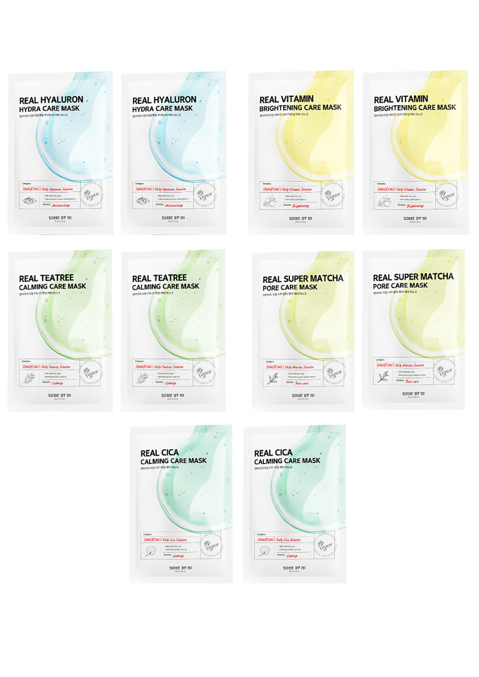 Набор тканевых масок для лица Some by mi Real Care mask, 10 шт, Набор тканевых масок для лица Some by mi Real Care mask, 10 шт.
Набор тканевых масок для лица Some by mi Real Care mask, 10 шт, Набор тканевых масок для лица Some by mi Real Care mask, 10 шт.