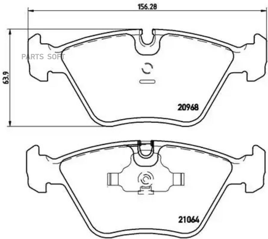 Колодки дисковые п. BMW E34 1.8-2.5TDs 89-95E32 3.0-5.0 86-94 P06012 270 00571355BFDB779
Колодки дисковые п. BMW E34 1.8-2.5TDs 89-95E32 3.0-5.0 86-94 P06012 270 00571355BFDB779