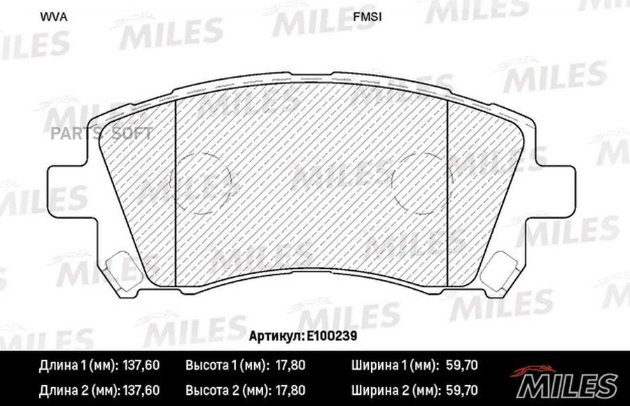 Колодки тормозные передние (без датчика) (Смесь Semi-Metallic) (SUBARU FORES MILES E100239
Колодки тормозные передние (без датчика) (Смесь Semi-Metallic) (SUBARU FORES MILES E100239