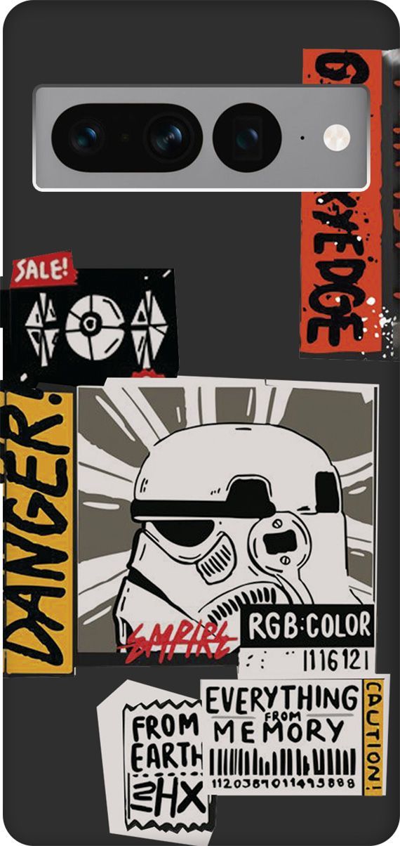 Чехол на Google Pixel 7 Pro "Stormtrooper Stickers" черный, Черный;белый, 159189
Чехол на Google Pixel 7 Pro "Stormtrooper Stickers" черный, Черный;белый, 159189