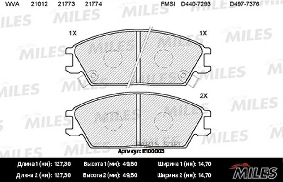 Колодки тормозные передние (без датчика) (Смесь Semi-Metallic) (HYUNDAI ACCE MILES E100003
Колодки тормозные передние (без датчика) (Смесь Semi-Metallic) (HYUNDAI ACCE MILES E100003