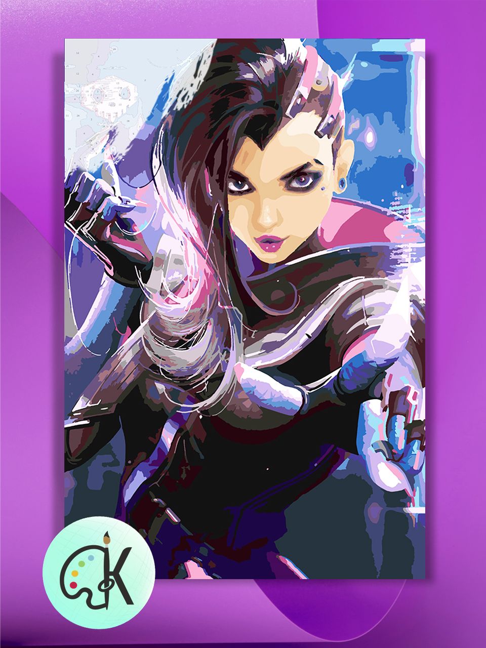 Картина по номерам на холсте Культура Цвета Overwatch - Сомбра, 40 х 60 см, Overwatch - Сомбра
Картина по номерам на холсте Культура Цвета Overwatch - Сомбра, 40 х 60 см, Overwatch - Сомбра