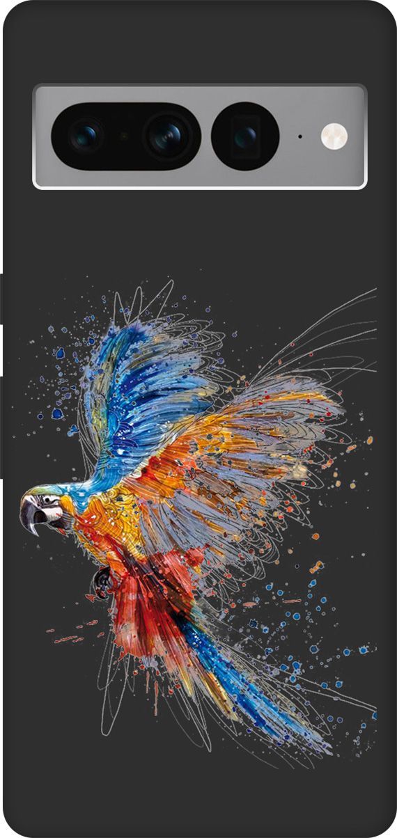 Чехол на Google Pixel 7 Pro с 3D принтом "Colorful Parrot" черный, Черный;красный, 159188
Чехол на Google Pixel 7 Pro с 3D принтом "Colorful Parrot" черный, Черный;красный, 159188