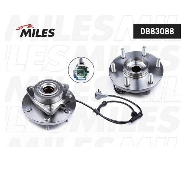 MILES DB83088 Ступица колеса передняя с подшипником NISSAN PATROL Y62/ARMADA/TITAN/INFINIT
MILES DB83088 Ступица колеса передняя с подшипником NISSAN PATROL Y62/ARMADA/TITAN/INFINIT