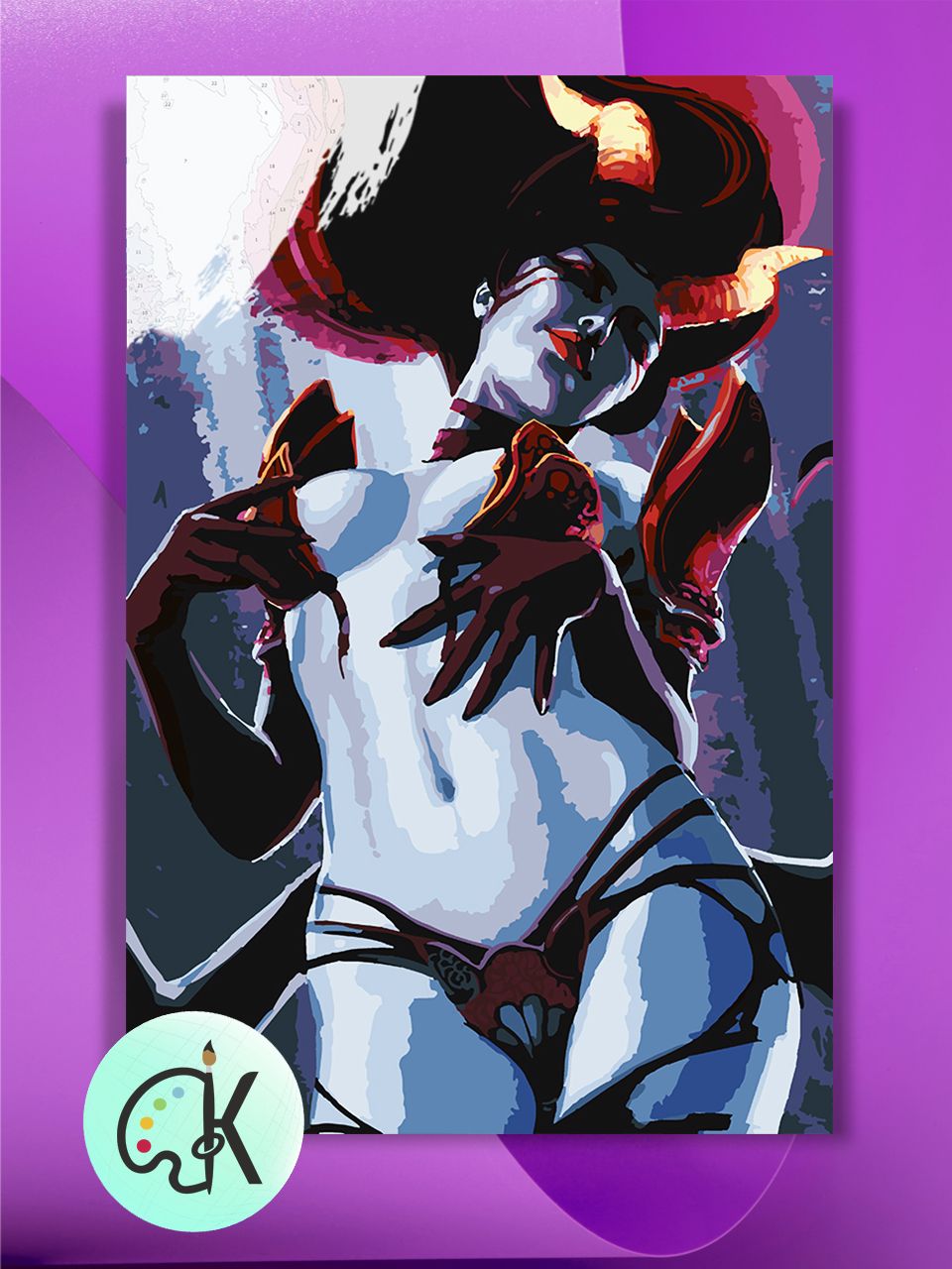 Картина по номерам на холсте Культура Цвета Dota 2 - Queen of Pain Art, 40 х 60 см, Dota 2 - Queen of Pain Art
Картина по номерам на холсте Культура Цвета Dota 2 - Queen of Pain Art, 40 х 60 см, Dota 2 - Queen of Pain Art