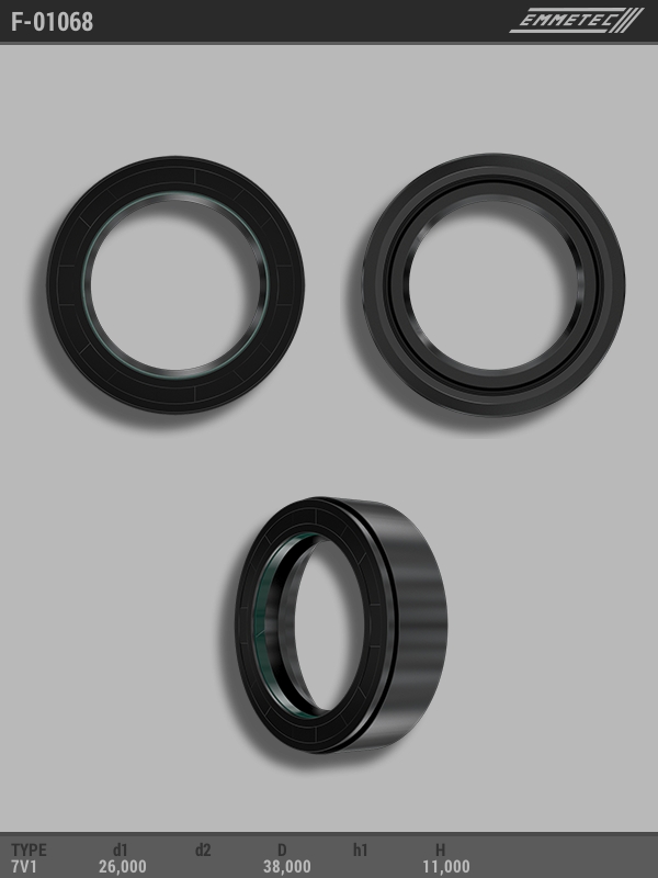Сальник рулевой рейки EMMETEC 26x38x11 (7V1) F-01068, F-01068, F01068
Сальник рулевой рейки EMMETEC 26x38x11 (7V1) F-01068, F-01068, F01068