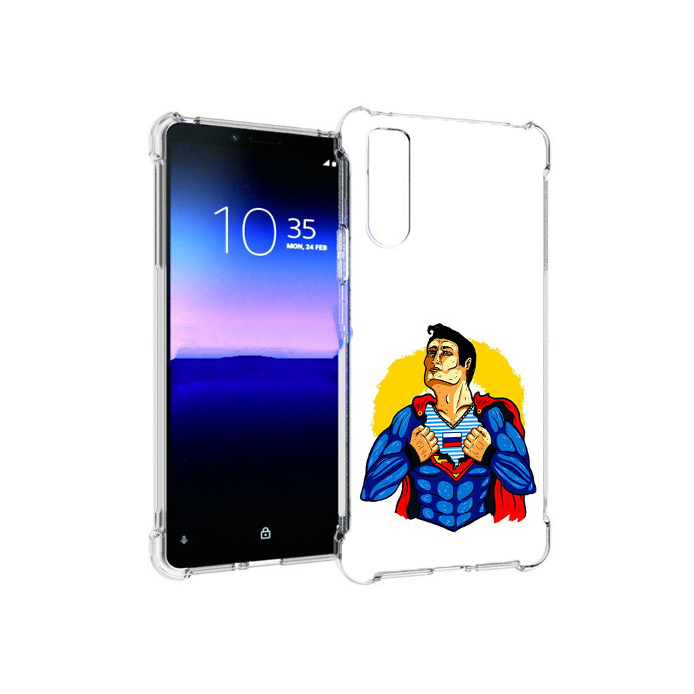 Чехол MyPads Tocco для Sony Xperia 10 II русский супермен (PT158941.227.591), Прозрачный, Tocco
Чехол MyPads Tocco для Sony Xperia 10 II русский супермен (PT158941.227.591), Прозрачный, Tocco