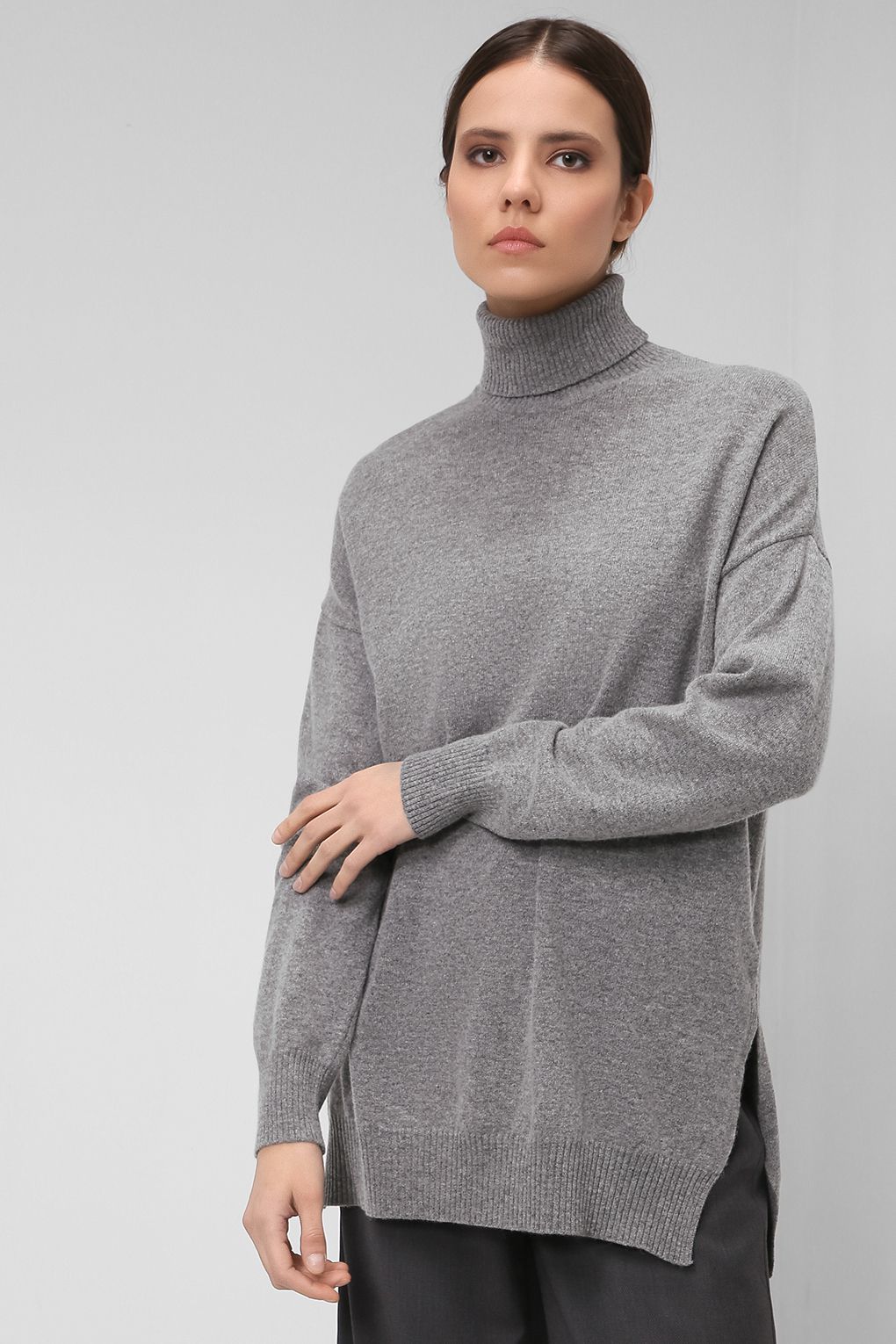 фото Свитер женский sabrina scala ss2109t3292 серый l