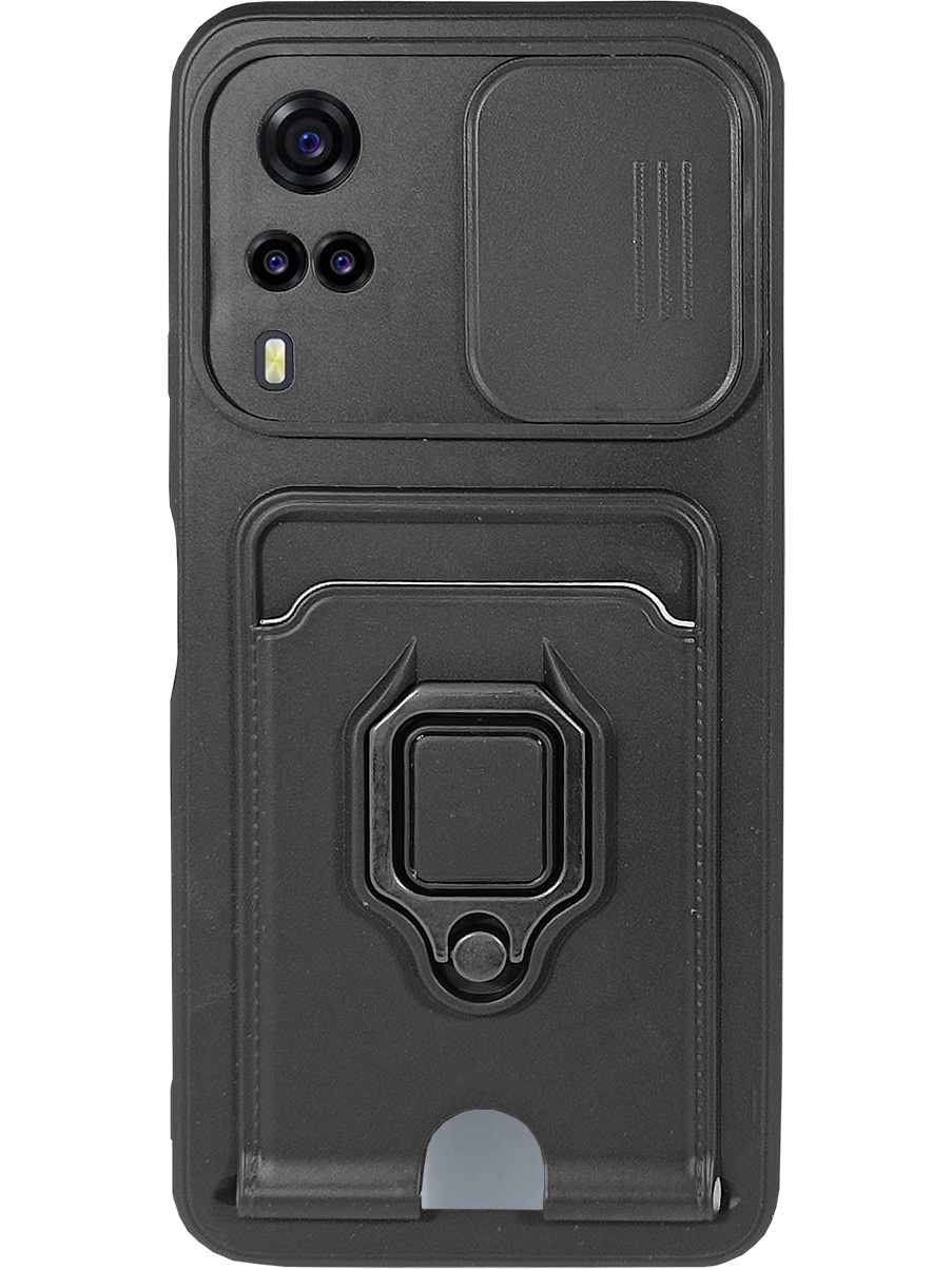 Противоударный чехол на Vivo Y31 / Y53s 4G / Y51 2020 с защитой камеры и карманом черный, 743438313
Противоударный чехол на Vivo Y31 / Y53s 4G / Y51 2020 с защитой камеры и карманом черный, 743438313