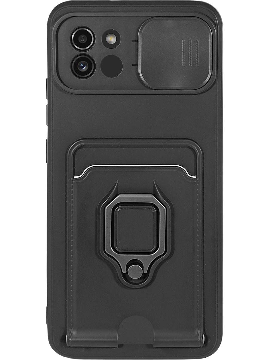 Противоударный чехол на Samsung Galaxy A03 с защитой камеры и карманом черный, 735001313
Противоударный чехол на Samsung Galaxy A03 с защитой камеры и карманом черный, 735001313
