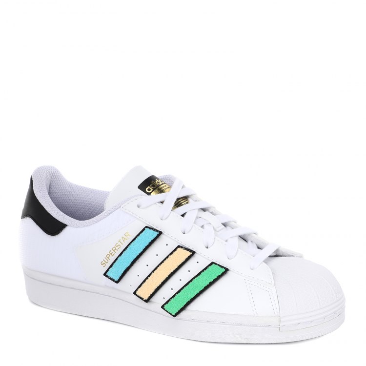 фото Кеды adidas superstar j для девочек, белый 4,5 uk