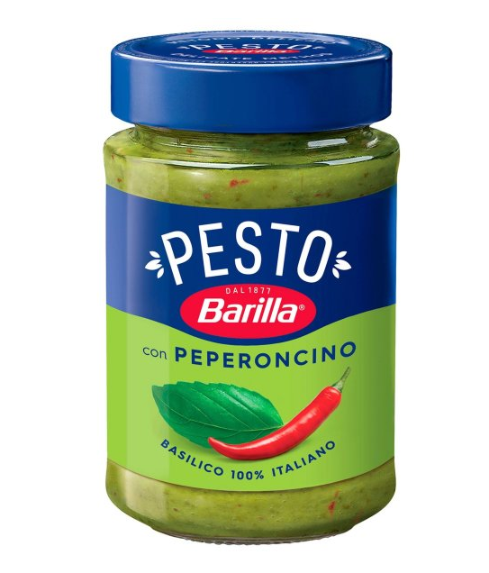 Соус Barilla Pesto Basilico e Peperoncino с базиликом и перцем чили, 195 г х 12 шт, Barilla
Соус Barilla Pesto Basilico e Peperoncino с базиликом и перцем чили, 195 г х 12 шт, Barilla