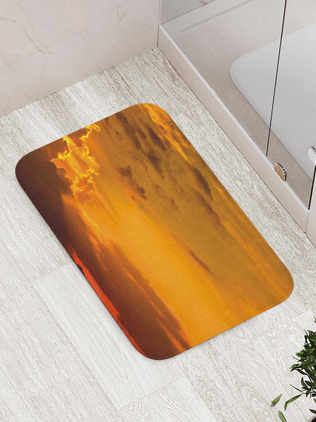 Коврик противоскользящий JoyArty "Облака на закате" для ванной, сауны, бассейна, 77х52 см, Облака на закате
Коврик противоскользящий JoyArty "Облака на закате" для ванной, сауны, бассейна, 77х52 см, Облака на закате