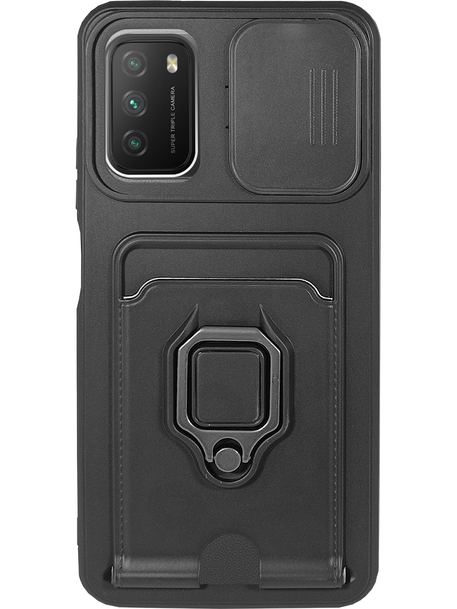 Противоударный чехол на Xiaomi Redmi 9T / Poco M3 с защитой камеры и карманом черный, 724142713
Противоударный чехол на Xiaomi Redmi 9T / Poco M3 с защитой камеры и карманом черный, 724142713